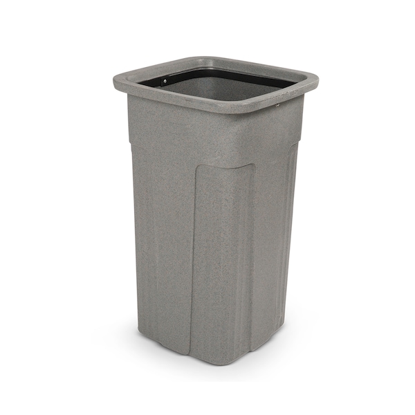 25 gal. Square Trash Can